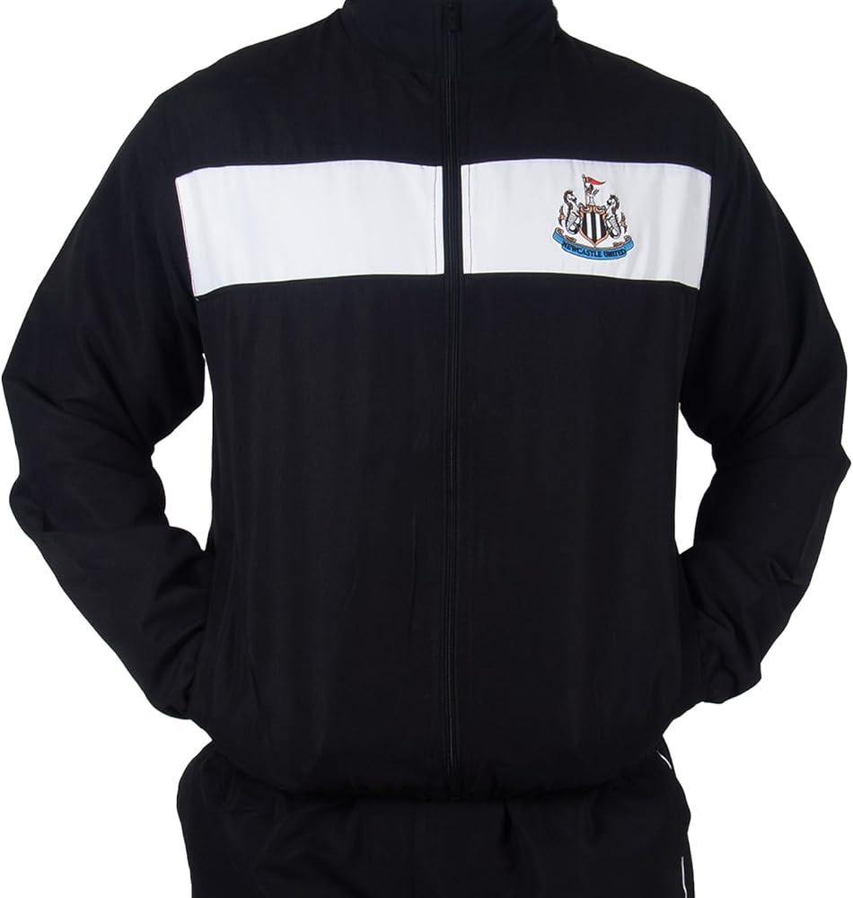 Newcastle United FC Official Gift Mens Jacket & Pants Tracksuit