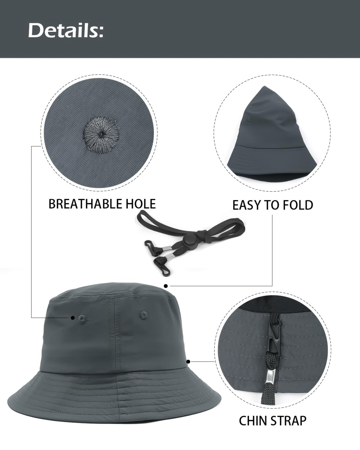 Feng Shui， L/XL/XX-Large Sombreros De Cubo De Secado Rápido,Sombrero De Pesca Grande UV/UPF 50,Sombrero para Caminar Al Aire Libre De Verano Ligero con Protección Solar De Gran Tamaño
