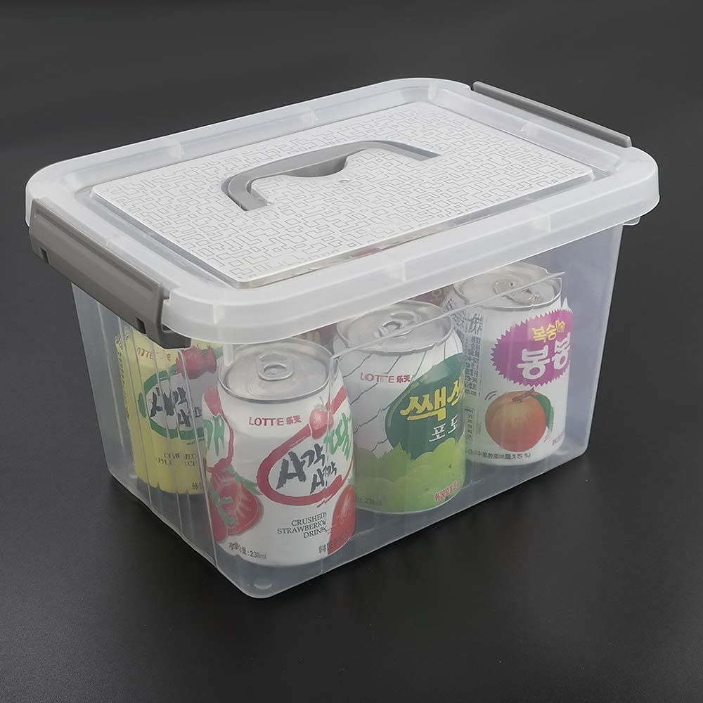 Amazon.co.jp: Joyeen 6リットル プラスチック容器 蓋付き 6個セット