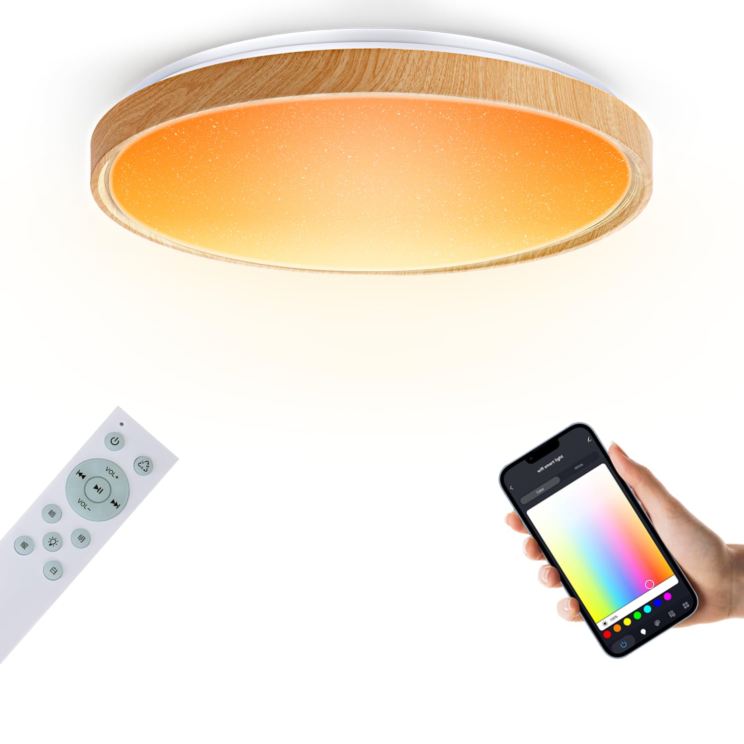Amazon.co.jp : GHETTALINN LED シーリングライトスピーカー Alexa対応