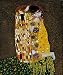 YANCONG Dipingere con I Numeri Il Bacio Gustav Klimt Pittura per Principiantie Adulti 70X80Cm Telaio Incluso