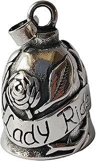 オートバイ用ベル,メタルチャーム ローズデザイン - エンジェルベル | クリスマス用 男性 ライダー サイクリング 大人 男の子 女の子 女性