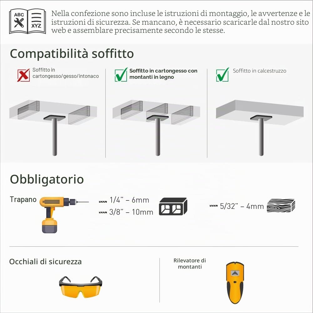 Barkan Supporto da soffitto lungo 97 cm, inclinabile da 29 – 65 pollici, movimento piatto e curvo, può contenere fino a 40 kg, telescopico regolabile in altezza, per LED OLED LCD, max. VESA 400 x 400,