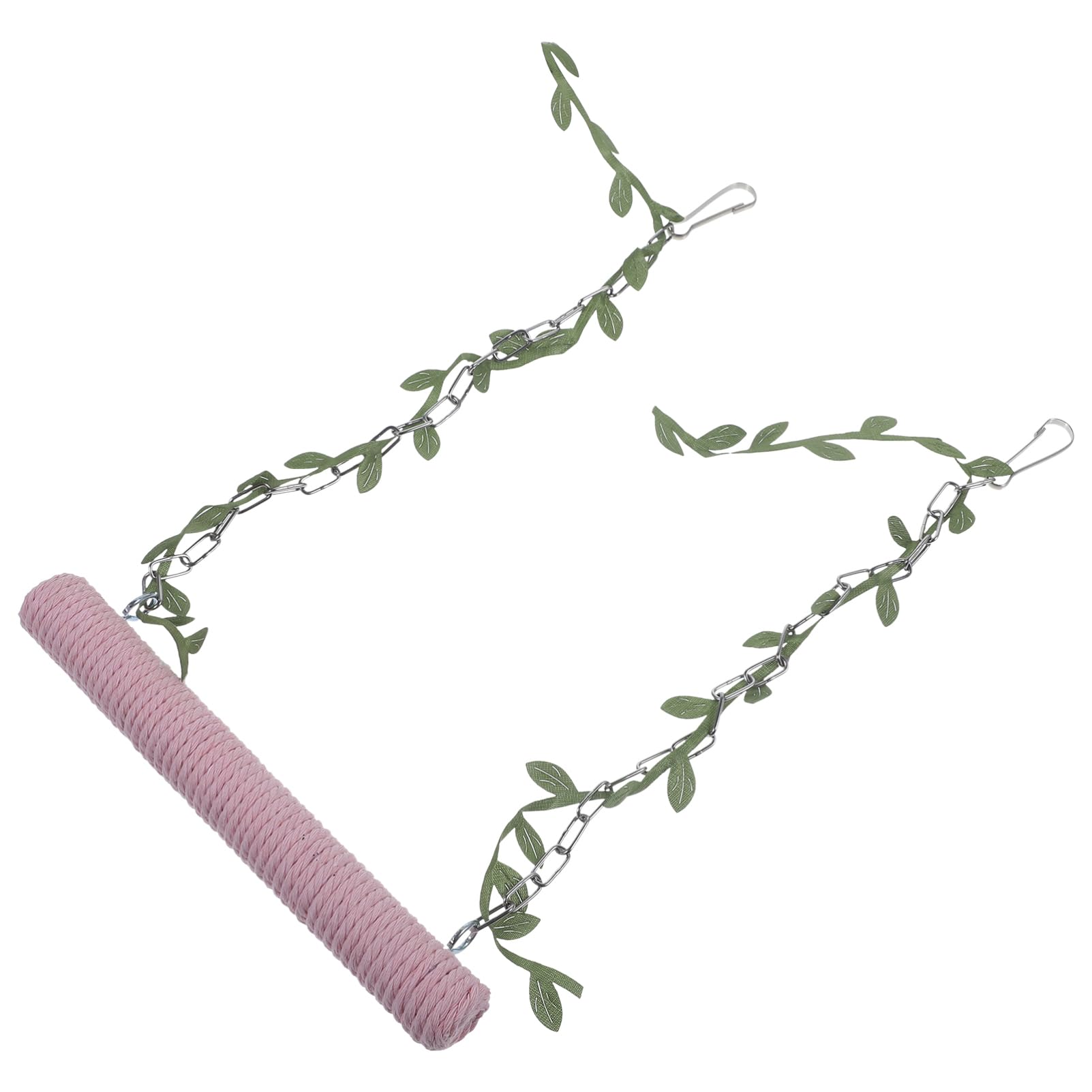 BESPORTBLE 5pezzi Altalena Per Uccelli Legno Con Corda Giocattolo Decorativo Per Pappagalli e Parakeet Accessorio Per Uccelli Domestici Facile Da Installare e Utilizzare Stimolante e