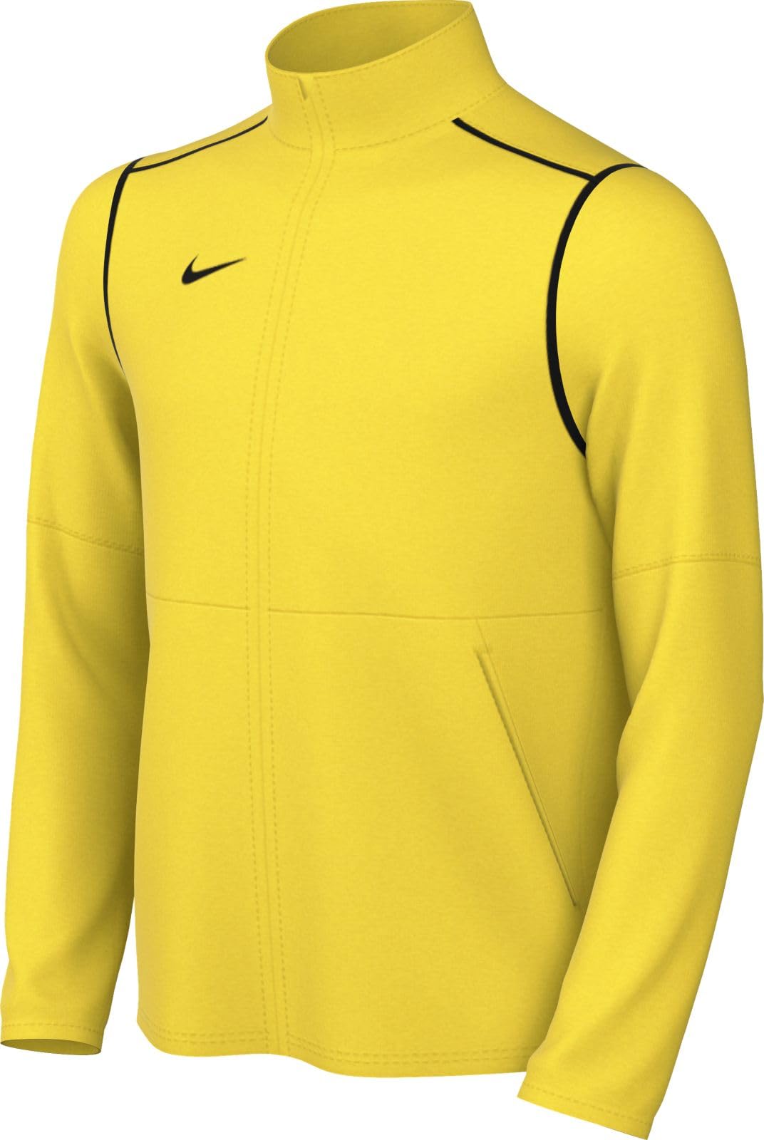 Nike FJ3022-719 M NK DF PARK20 TRK JKT K R Jacket Men's TOUR YELLOW/BLACK/BLACK Size S