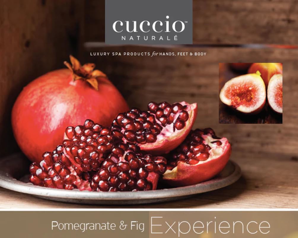 Cuccio Naturale Hydrating Dry Body Oil – Pomegranate & Fig Scent, 1 Gallon (128 oz) Refill – Lightweight Non-Greasy Moisturizer for Soft, Smooth Skin – Salon & Home Use, Paraben-Free, Cruelty-Free
