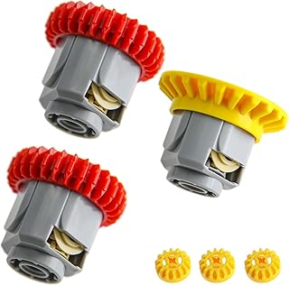 TEESE 24pcs Technic-Differential-Gear-Box-kit of 3, Compatible with Lego-Technic-Parts, MOC-Track-Car