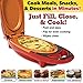 Red Copper 5 Minute Chef by BulbHead Includes Recipe Guide (2 Pack)
