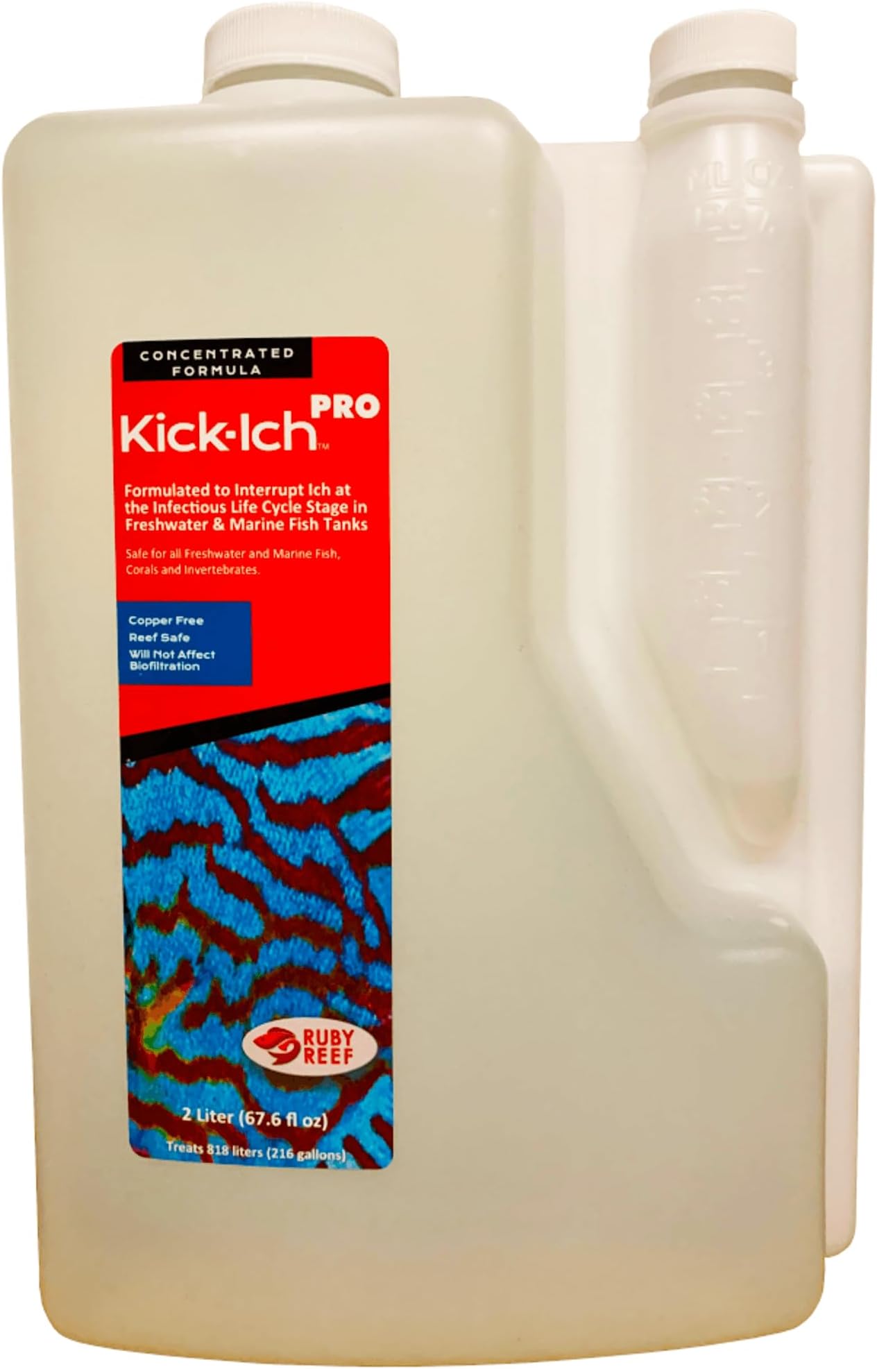 Ruby Reef Kick-Ich Pro Dosing Bottle, 2 L