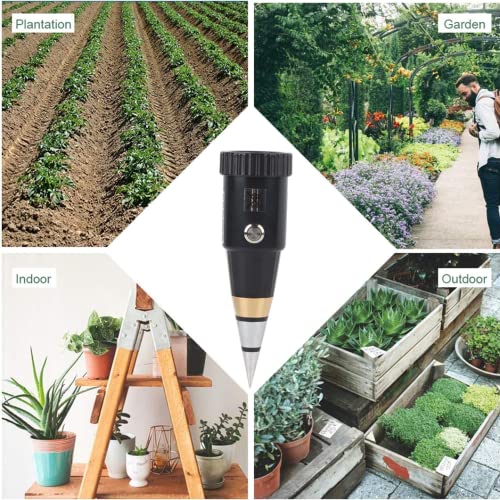 Professional Soil Ph Meter Tester,3~8 Ph High Accuracy Soil Ph And Moisture Meter Hygrometer, Soil Tester Monitor For Vineyards, Orchards, Field Production, Lawn, Gardens #TOP7