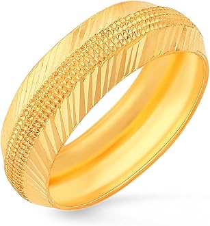 Malabar Gold & Diamonds Gold Ring for Women 22 K | Gold Ring for Women 22k Gold Pure | 22 Kt (916) BIS Hallmark Certified Pure Gold Ring for Birthday, Engagement, Anniversary & Diwali Gift