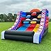 Inflatable Basketball Hoop Shot Inflatable Party Basketball Interactive Game | 10' L x 13' W x 10' H | with 5 Hoops, 4 Balls, Air Blower, Stakes for School Events