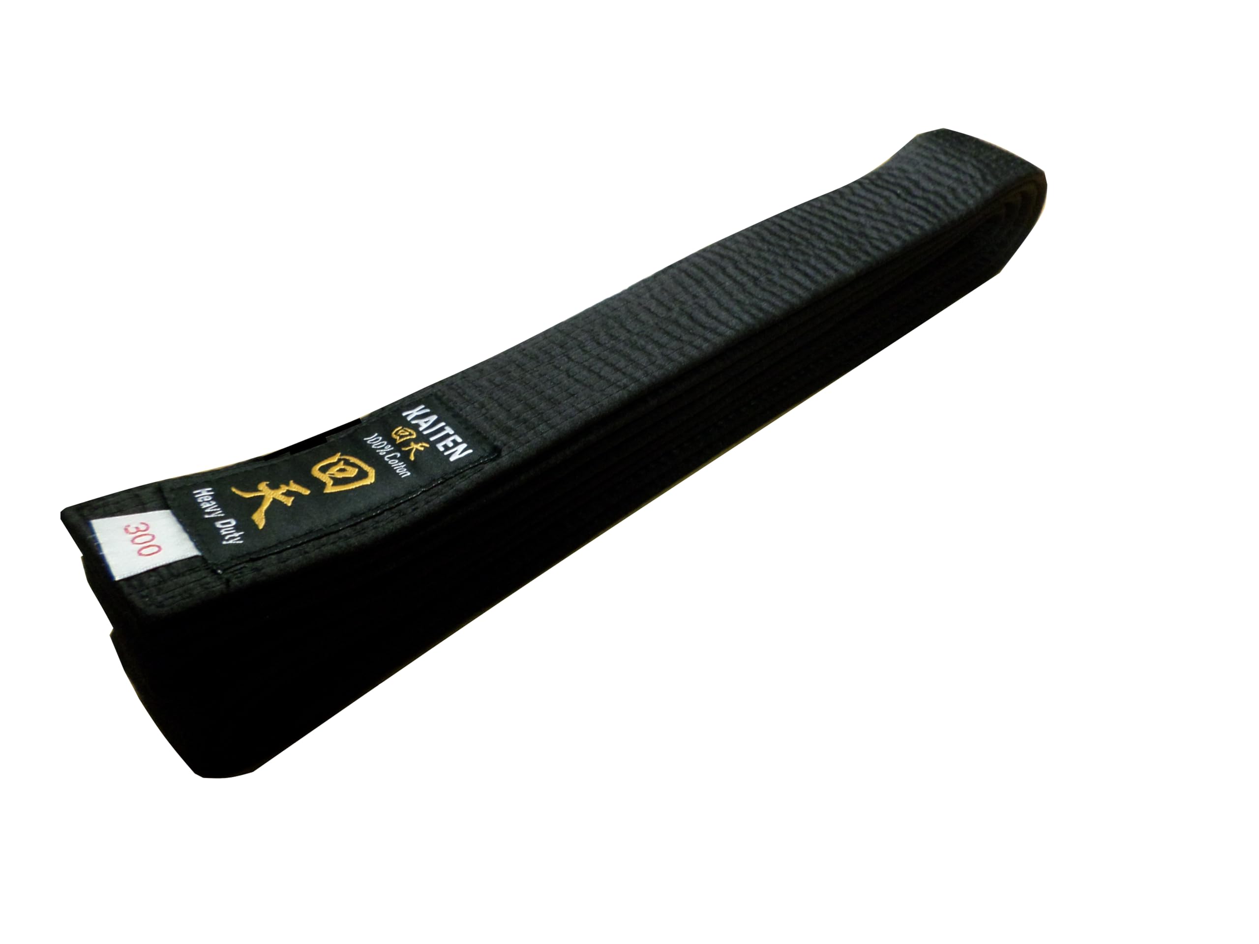 Kaiten Satin Schwarzgurt, extra breit 4,5cm, Karategürtel schwarz, Karategurt, Karate-Gürtel (330)