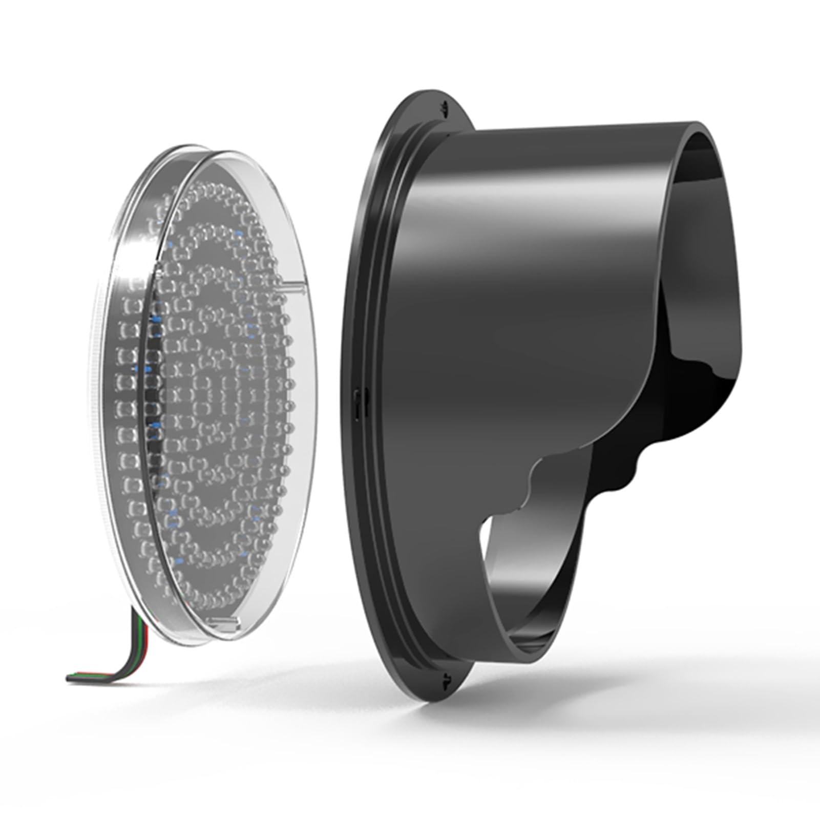 Przemysłowe oświetlenie LED – 5" sygnał zatrzymania i jazdy, wodoszczelny wskaźnik IP65 lampy, żółte światło ostrzegawcze do bezpiecznej nawigacji i sterowania ruchem