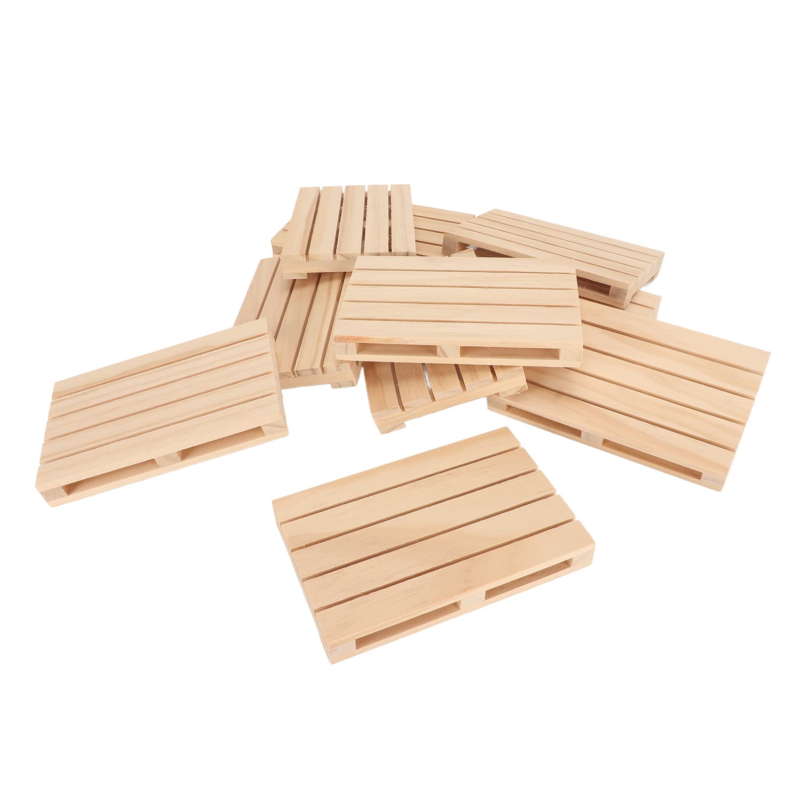 Sous-verres bois creux Omabeta 10 pièces parfaits pour projets DIY artisanat et bureaux calmes