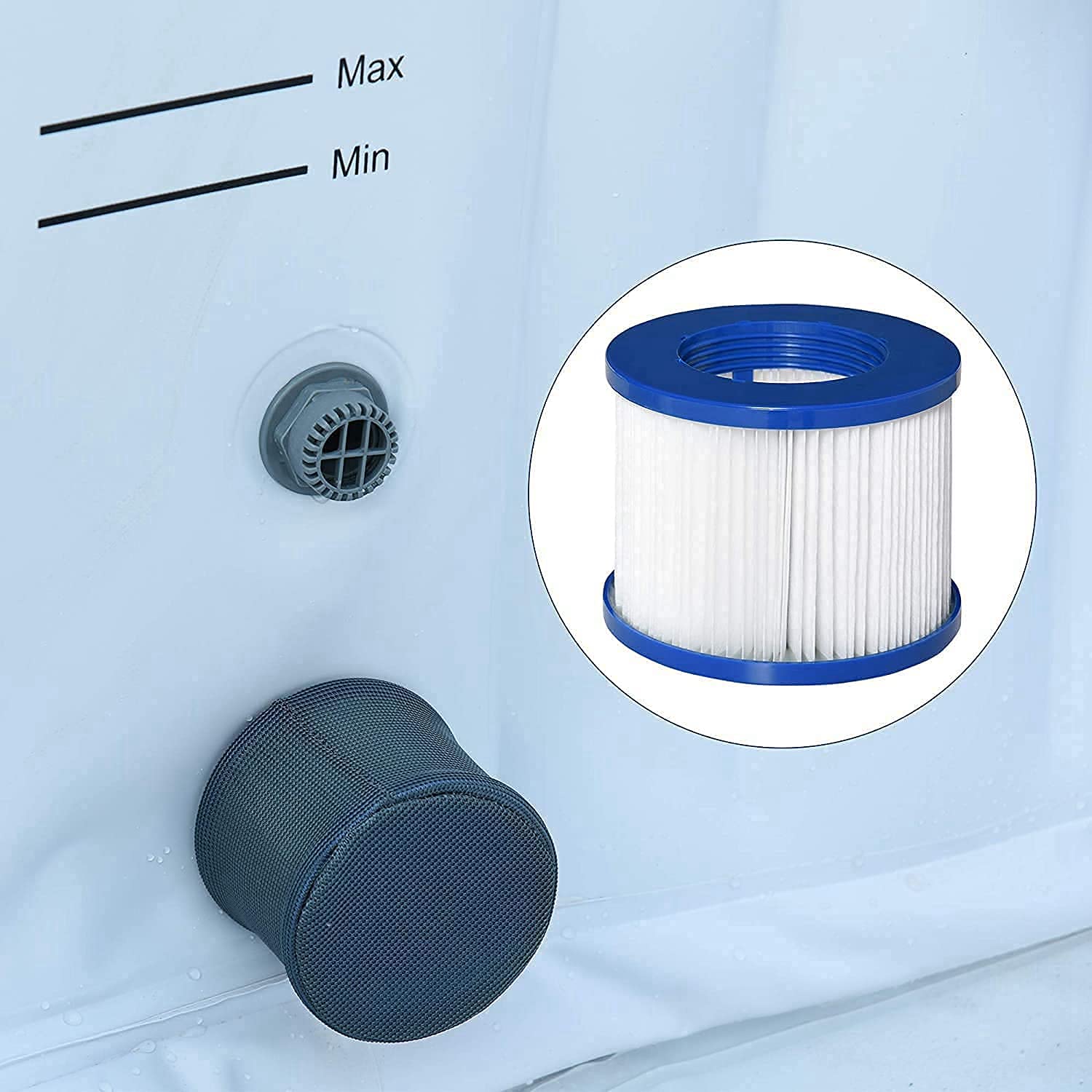 Cartuccia Filtro Piscina Compatibile Con Filtri Piscina Mspa Spa Filtri Piscina Gonfiabili Sy~p196254432