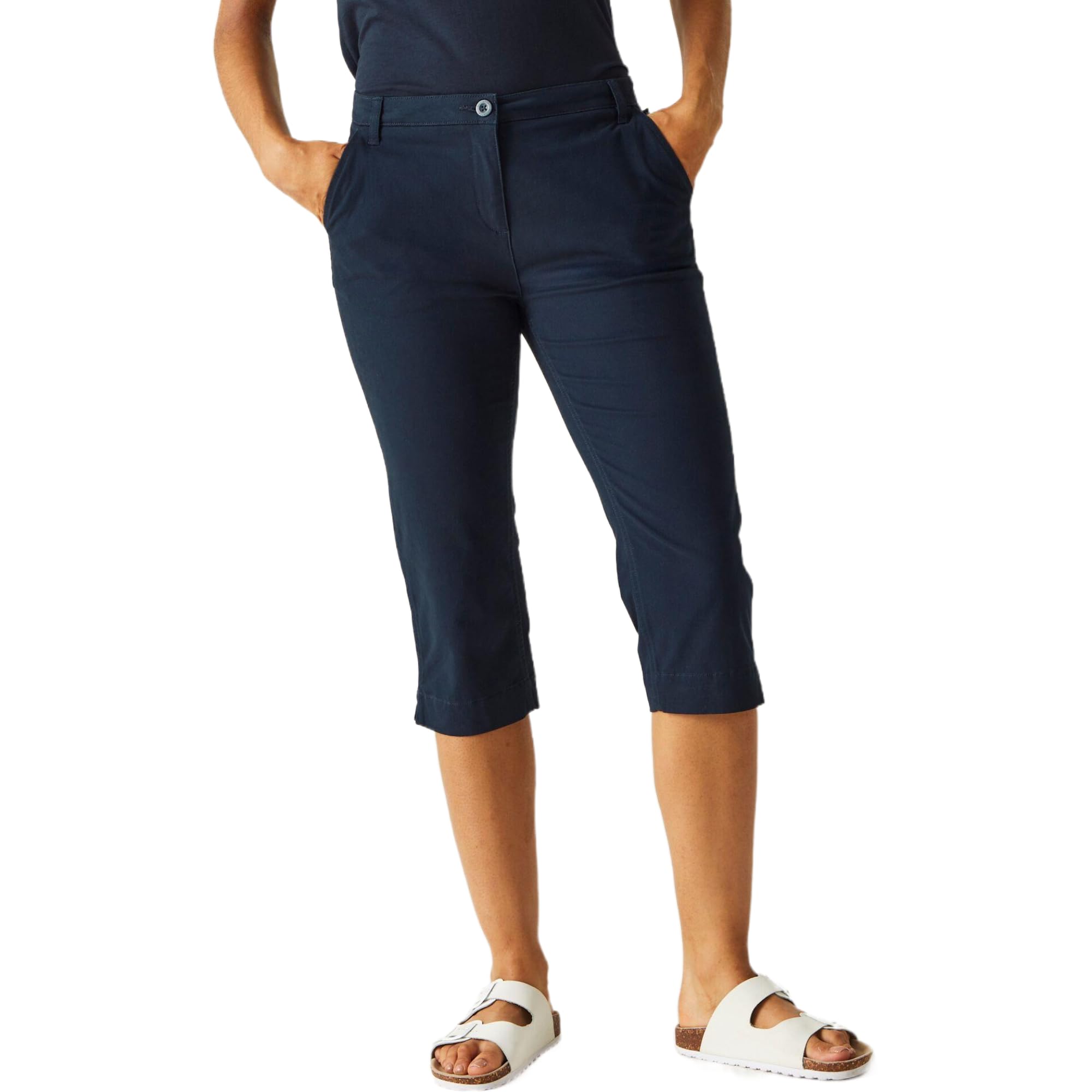 Regatta Women's Bayletta Capri Trousers Blue Size 18