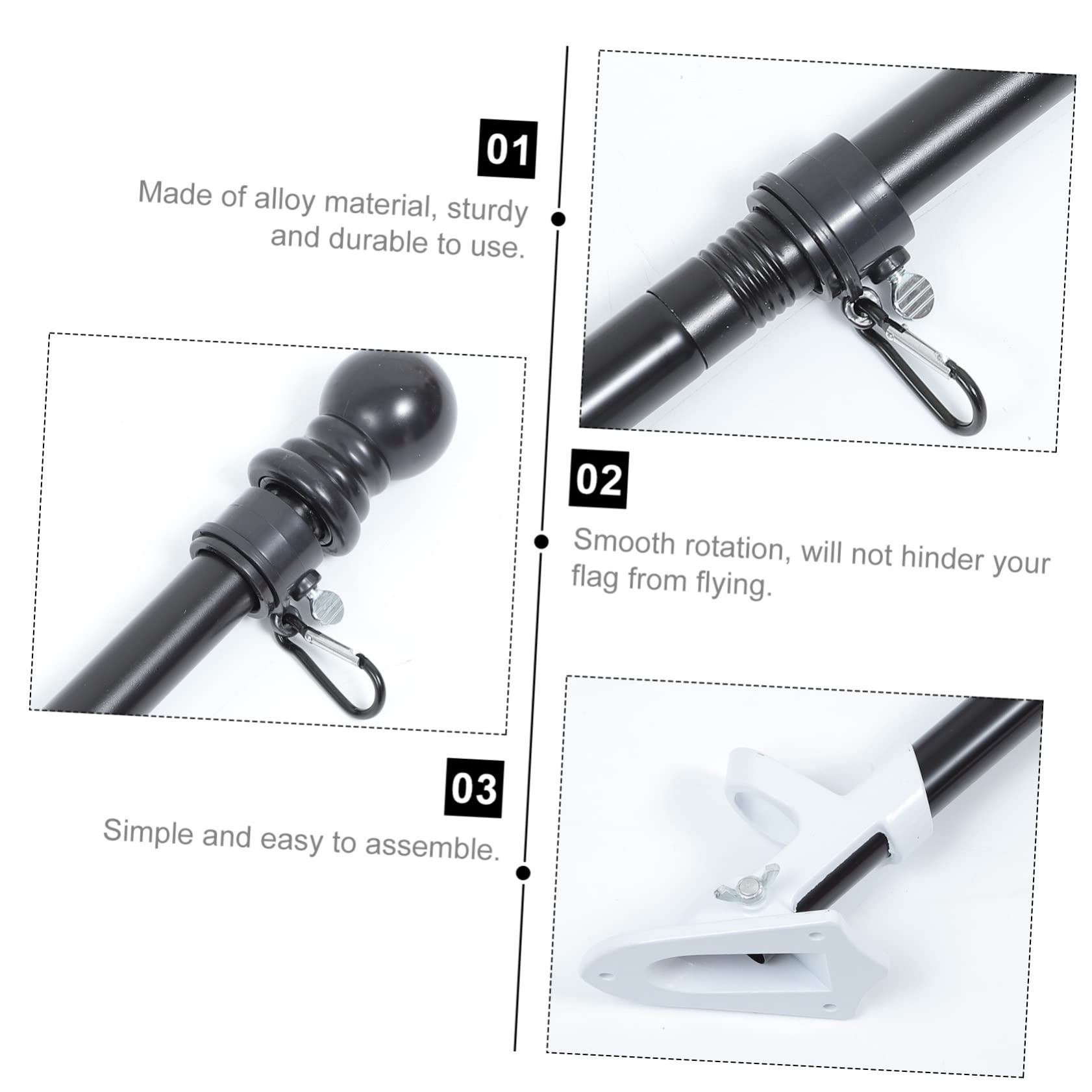 Paletto In Ferro Forgiato Con 2 Anelli Ovali In Quadro 14 Mm - Foto 7