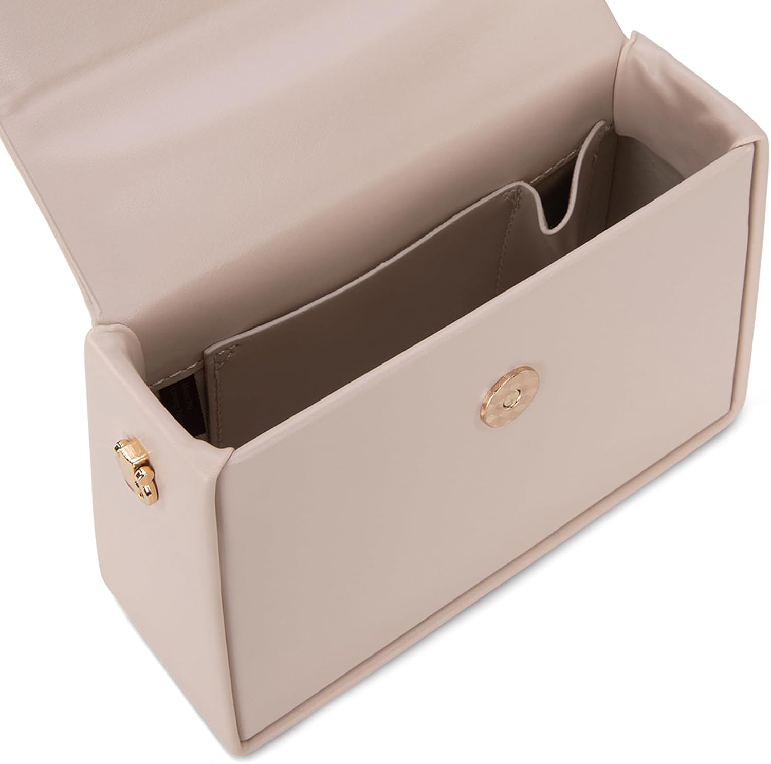 Milan Chiva Small Top Handle Purses for Women Mini Satchel Crossbody Bag Elegant Square Bag - Image 5