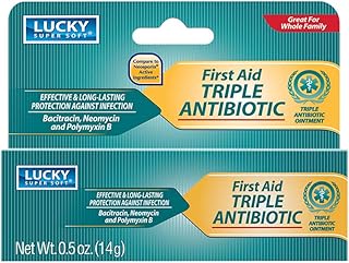 Lucky Super Soft Triple Antibiotic Ointment, 0.5 Ounce