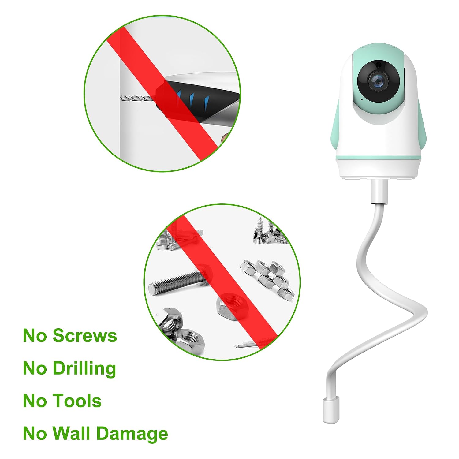 OKAIDI Baby Monitor with Mount, for OD8052/OD8060