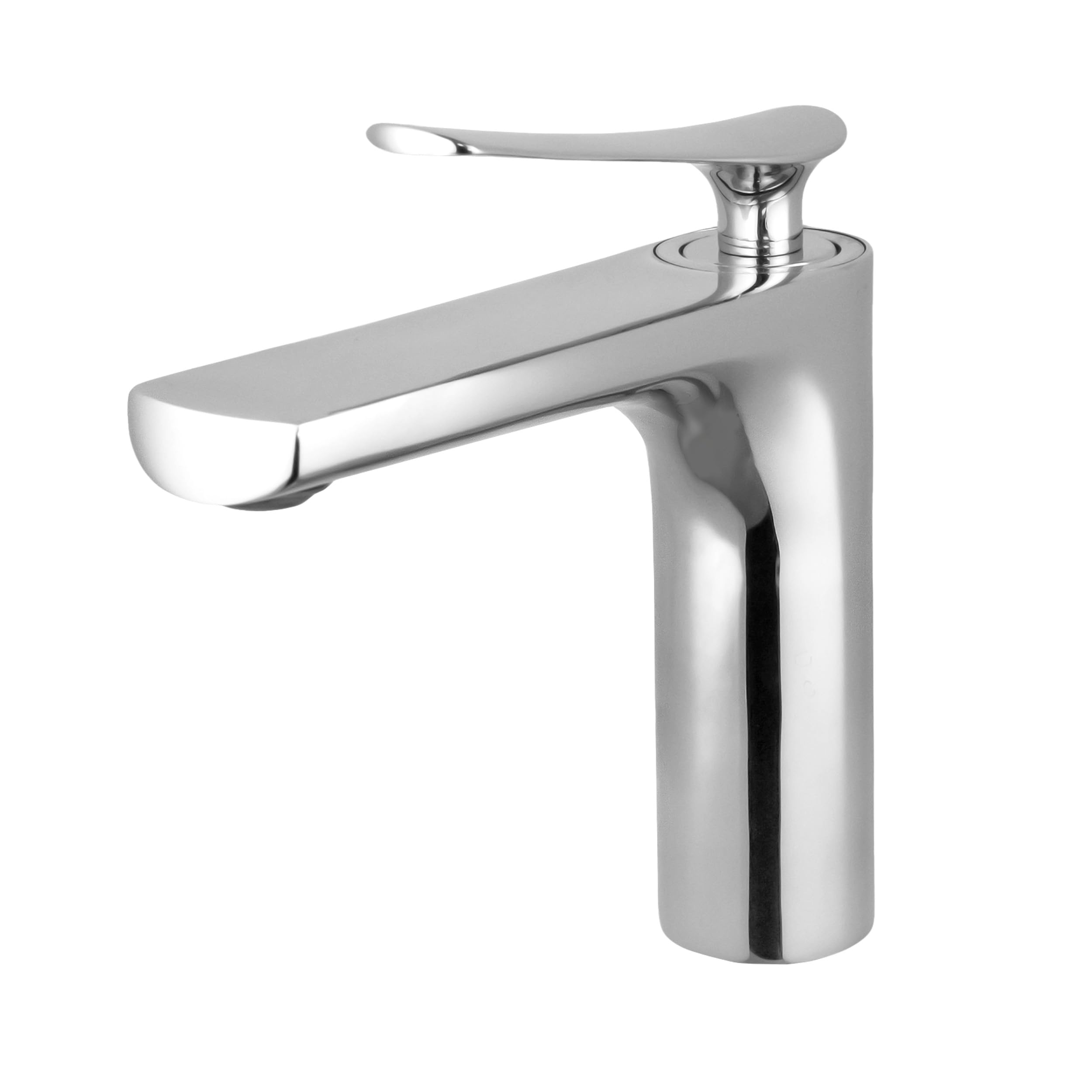 Xcel Home Luxury Chrome Brass Deck Mounted Single Lever Monobloc Basin Tap for Elegant Bathrooms (Design 1), G1 1/4