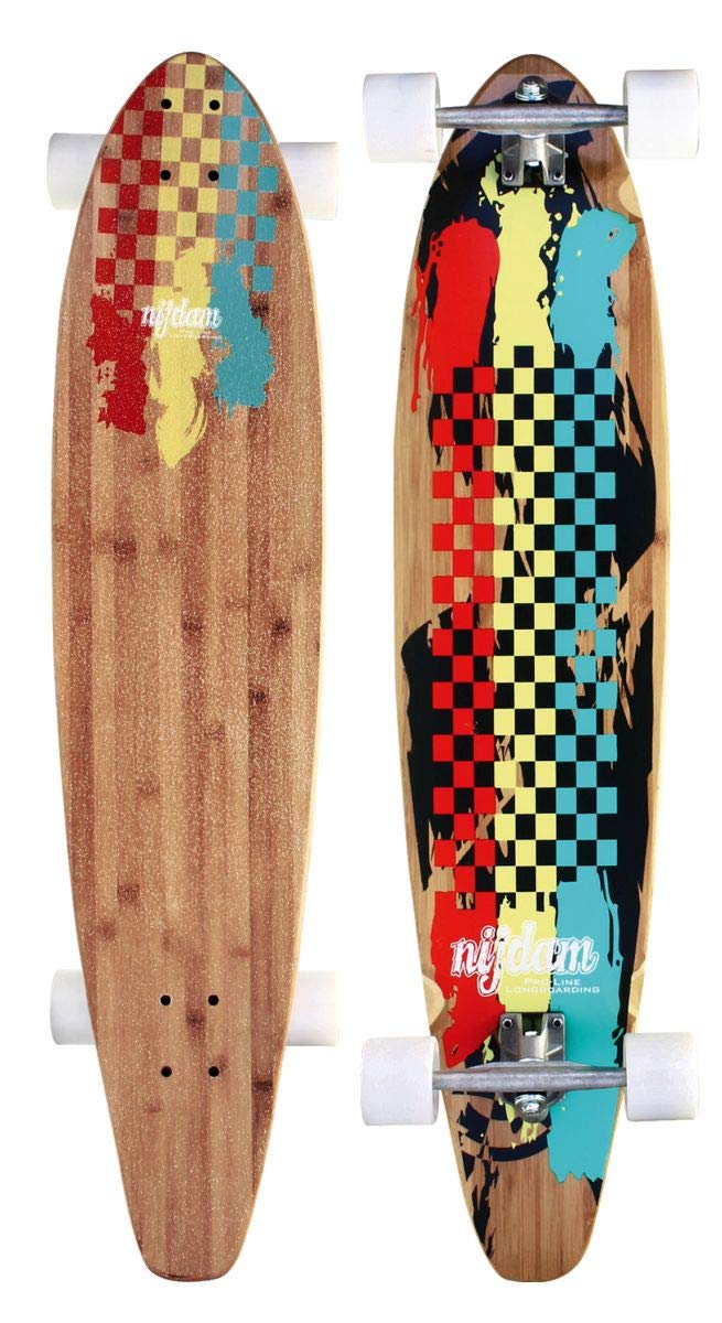 Nijdam Longboard Pintail II Green Vortex - Skateboard