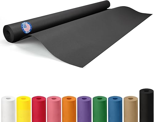 Vista 135 de Rollo de papel kraft marrón de 24 x 2160 pulgadas (180 pies), paquete de 4 – Papel de embalaje marrón hecho en Estados Unidos de 30 libras de grosor