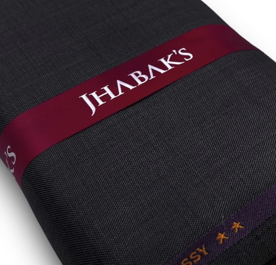 Image of JHABAK'S Unstitched Viscose Rayon Trouser Fabric for Men - Length: 1.30 m /Width: 58 inches
