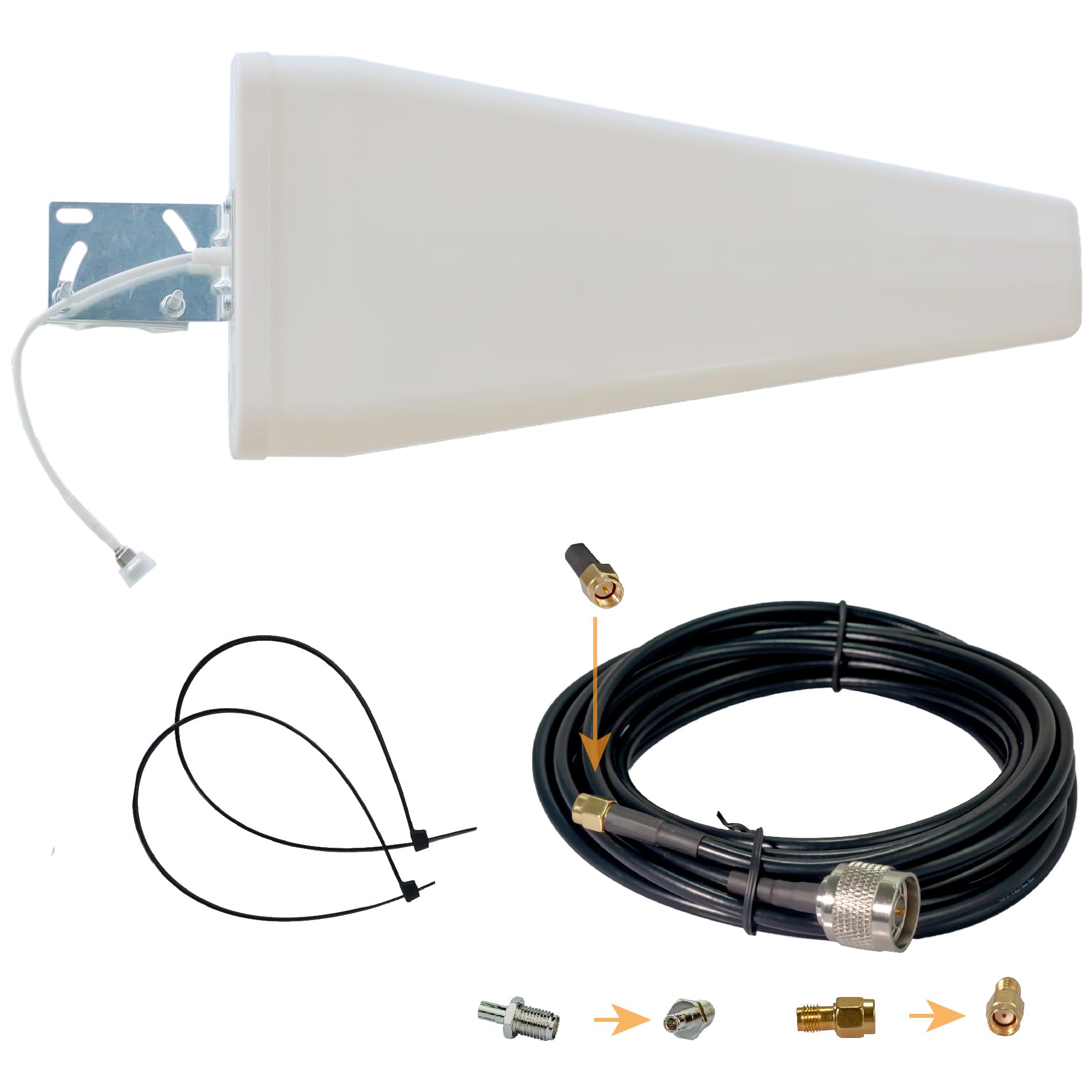 Antena Wifi Antena Direccional Exterior 4G LTE 5G Con Cable Largo