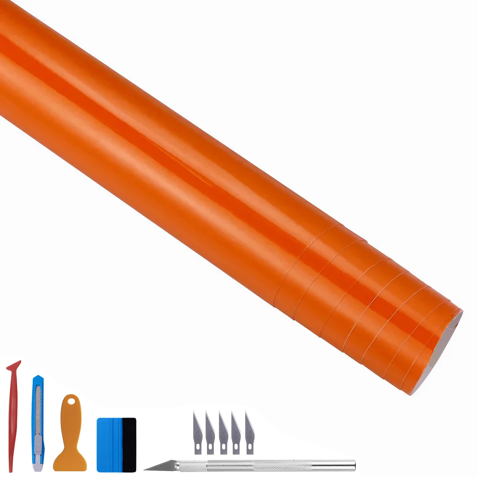 NewL Burbuja autoadhesiva de liberación de Aire de Vinilo Rojo de Alto Brillo, clasificada al Aire Libre para Uso automotriz — view 10