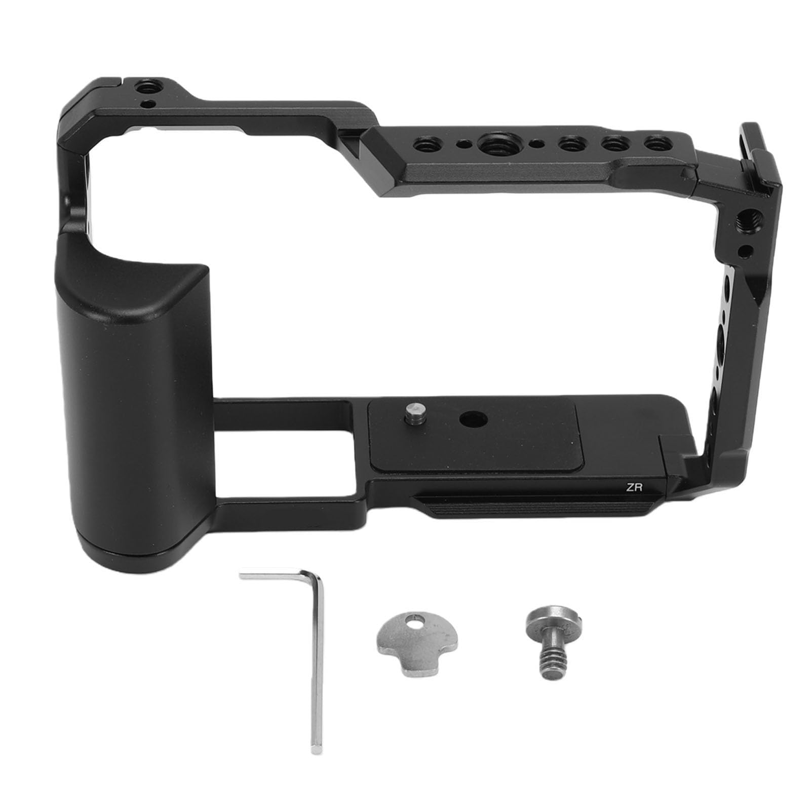 Fockety Gabbia per Fotocamera, Stabilizzatore per Rig DSLR in Lega di