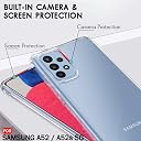 TheGiftKart Ultra-Hybrid Crystal Clear Back Case Cover for Samsung A52/A52S 5G | Shockproof Design | Hard Back Cover Case for Samsung A52/A52S 5G (PC & TPU, Transparent) gallery image