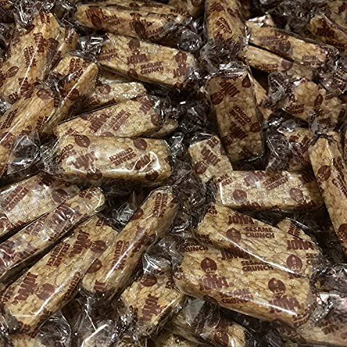 Joyva Sesame Honey Crunch 3 LB Bulk Bag Sesame Seed and Honey