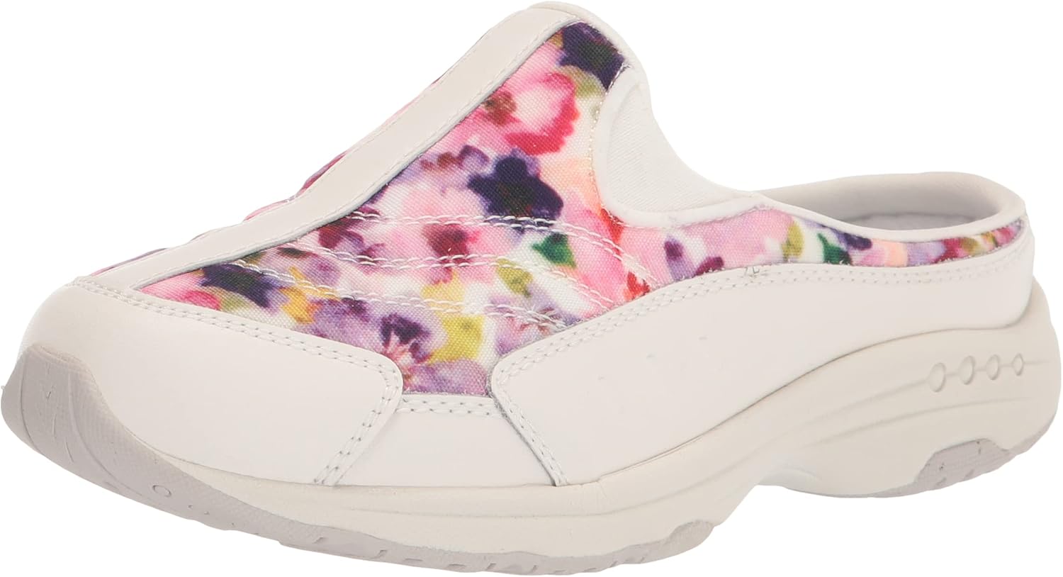 Easy Spirit Women's Traveltime525 Mule, White 140, 6.5 X-Wide