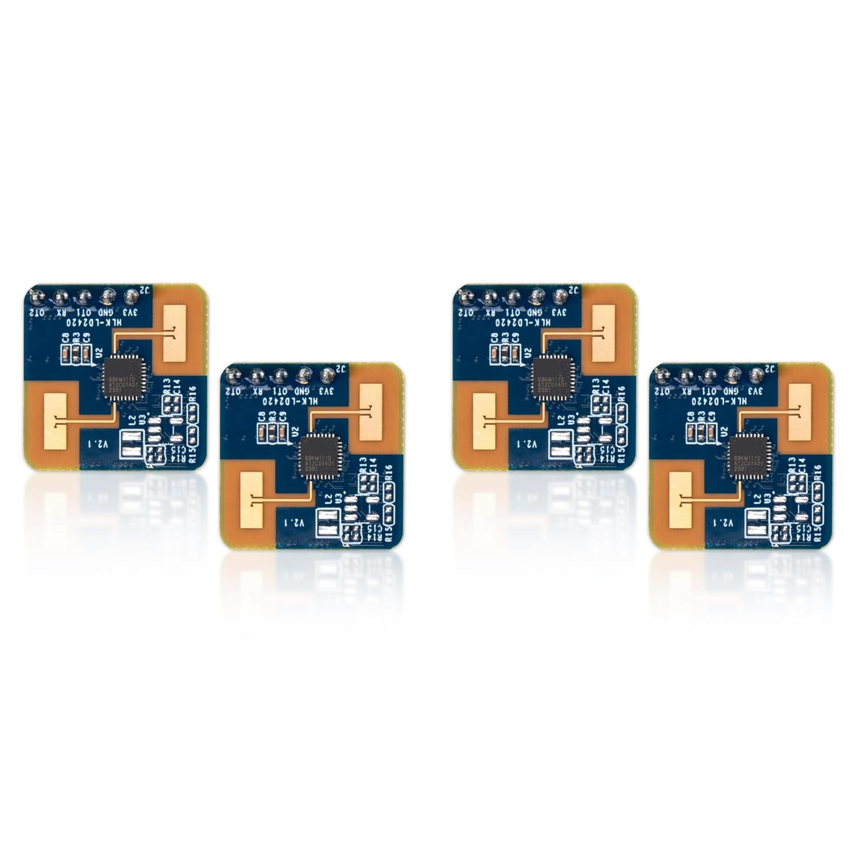 Jnchdghwa 4Pcs Smart LD2420 24GHz MmWave Radar Sensor Module Human Presence & Motion Detection Module
