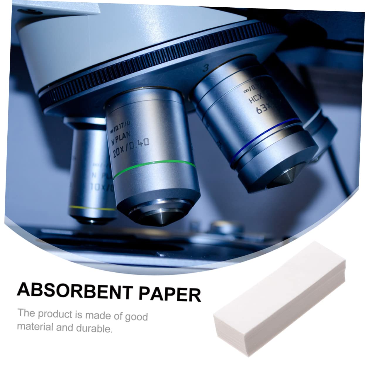 Healifty 400 Sheets Filter Paper for Lab Qualitative Filter Cellulose Paper Strips