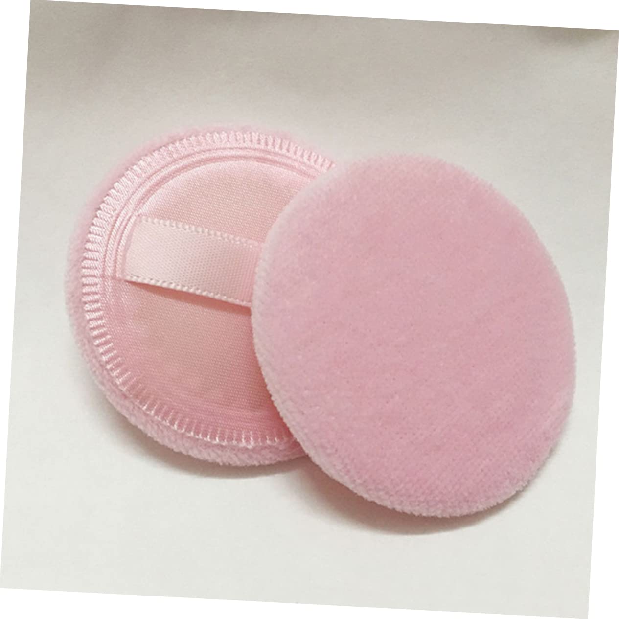 HONMEET Velvet Puff Makeup Tool Set 20pcs Cotton Round Pads Powder Makeup Pads for Home Salon