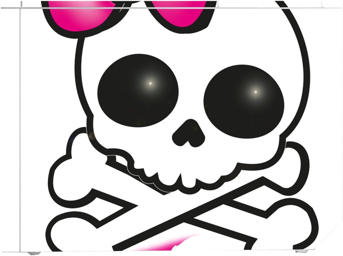 'Disagu Design Skin for Nintendo Wii liegend – Motif Girl Skull