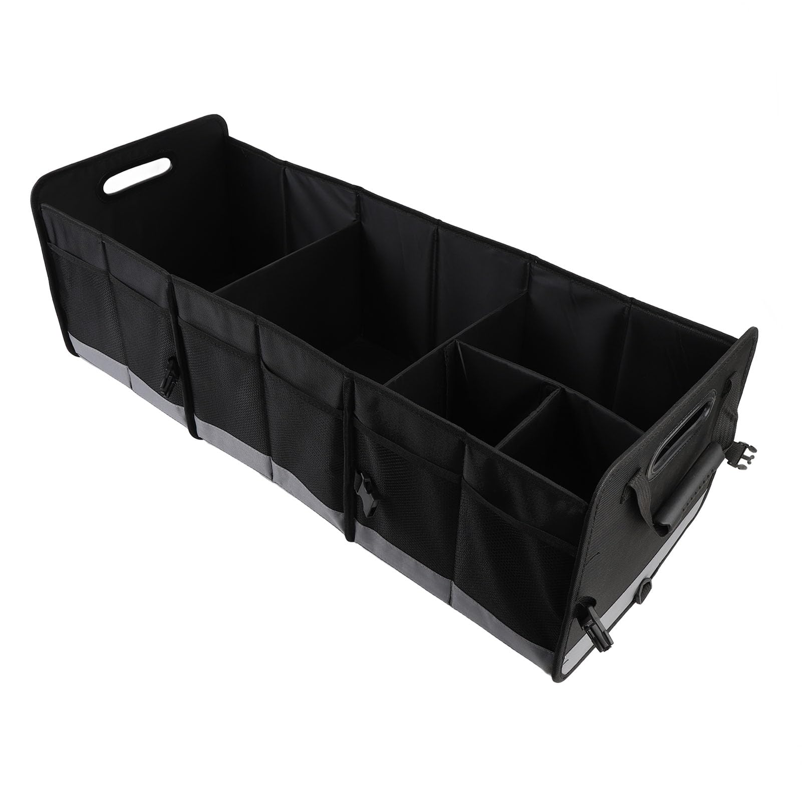 Cryfokt Pudełko do Przechowywania w Bagażniku Samochodu 95L Wodoodporny Przenośny Składany Organizer do Podróży Camping 35,43x13,78x11,81 Cala