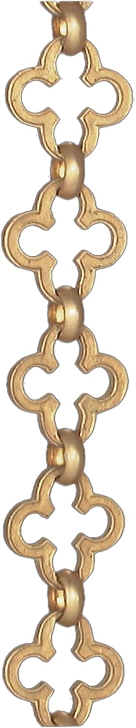 B&P Lamp® Solid Brass Arts & Crafts Style Chain, Ft.