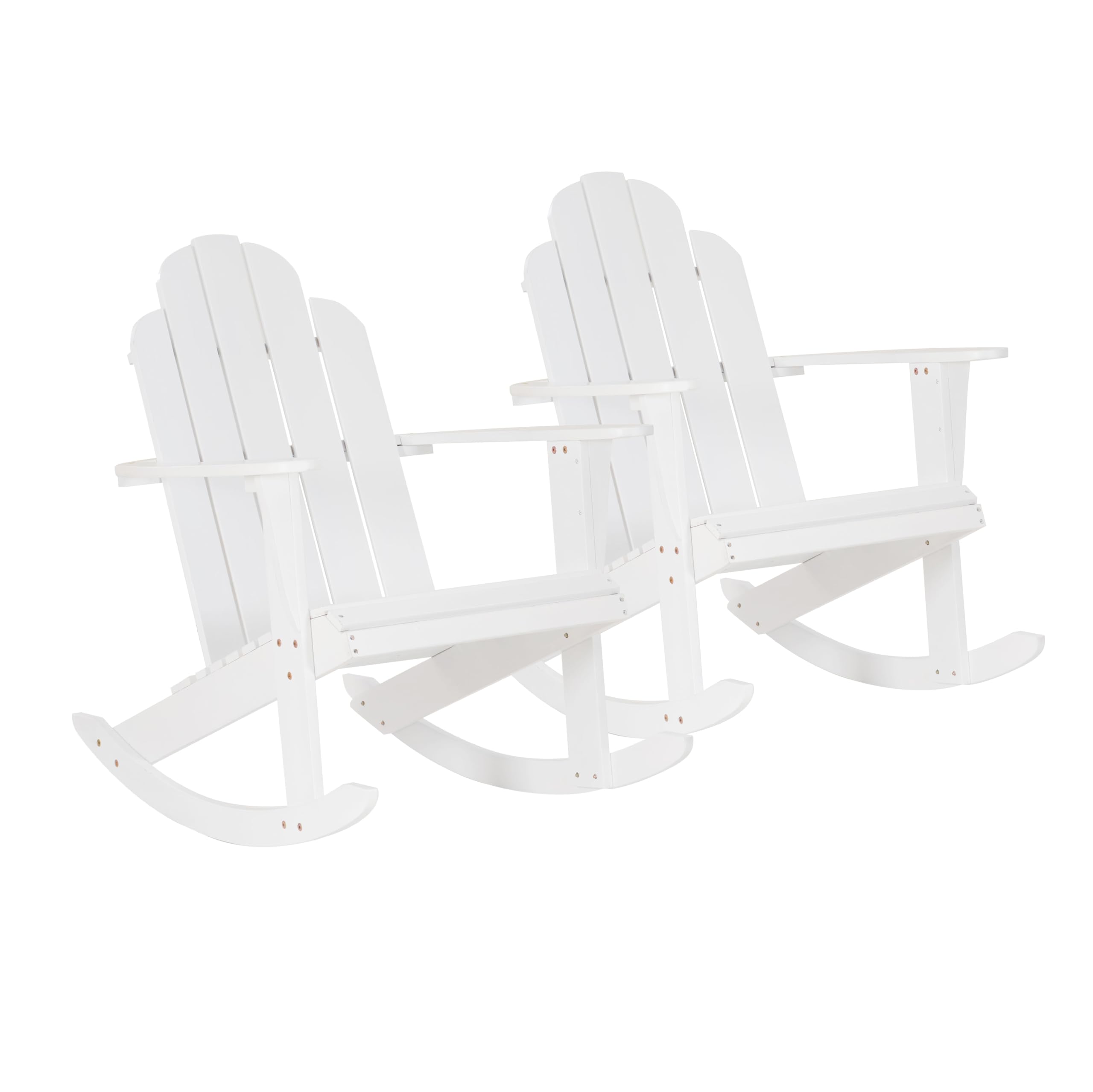 Amazon.com : Linon Jayde White Solid Wood Outdoor Adirondack