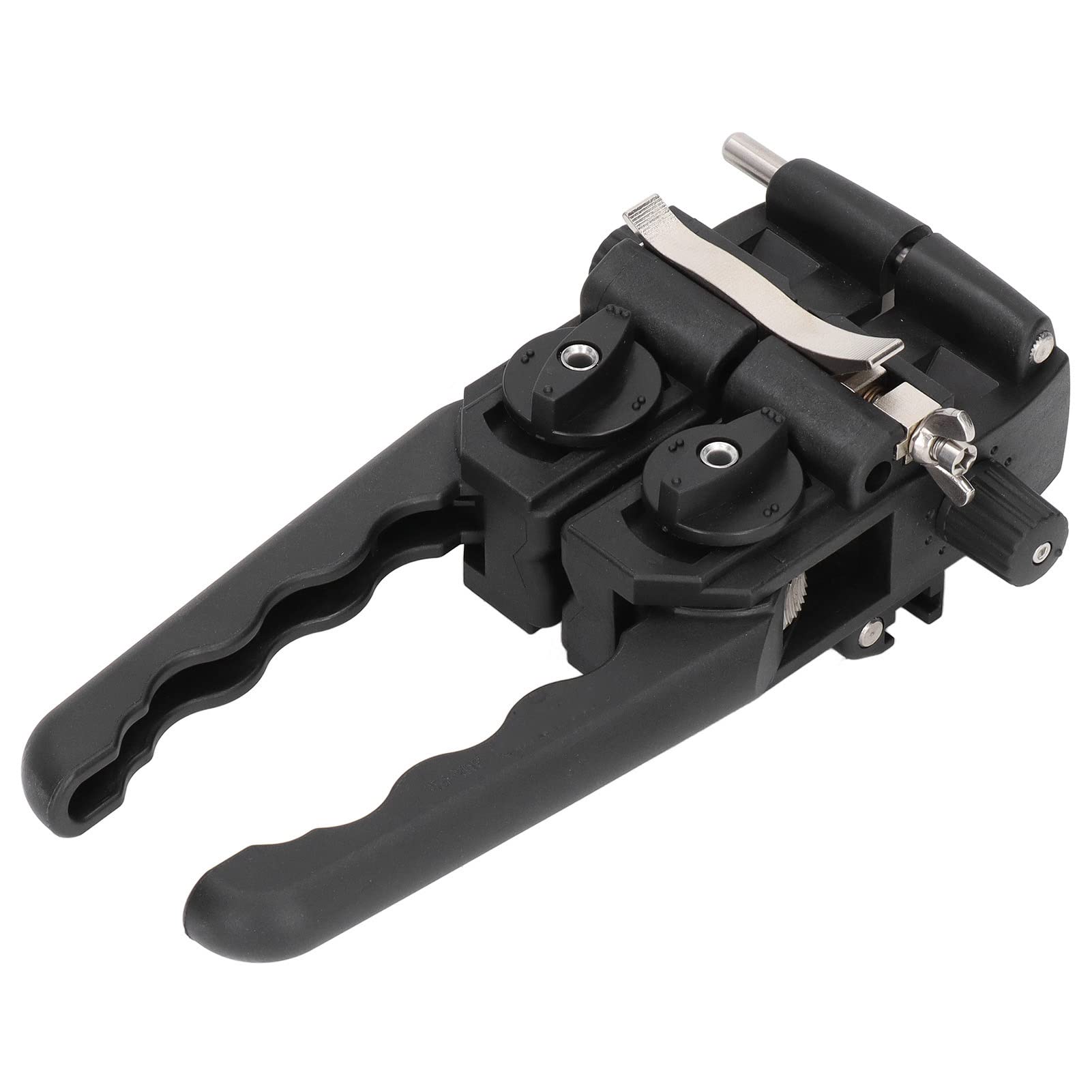 Cocoarm Pelacables de Fibra óptica, Cuchillo Pelador de Cables de Plástico, Herramienta de Pelado Longitudinal y Transversal Ajustable de 2 Vías de 8 a 30 Mm para Técnicos e Instaladores de Cables