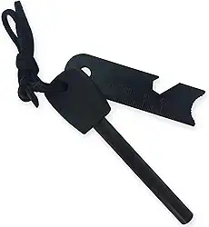 JWS Pederneira Magnésio Acendedor Fogo Sobrevivência Acampamento