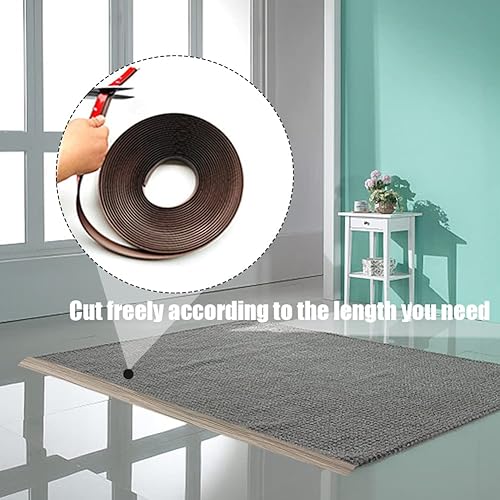 Miniatura 6 de Tira de transición de suelo autoadhesiva, tira de transición de PVC para suelo de azulejos, tira de transición de suelo flexible de vinilo para tira