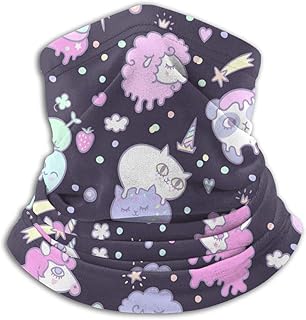 AEMAPE Cute Ice CR-eam Cones Cuello Gaiter Warmer Hombres Mujeres Warm Ear Warmer Headband