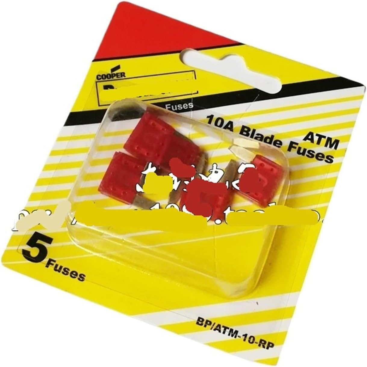 5 Pcs Car Blade Fuse BK-ATM-10 10A 32V