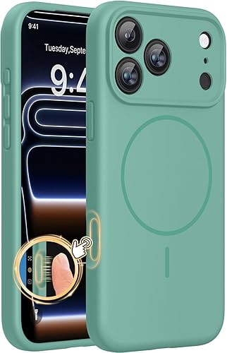 Miniatura 131 de Miracase - Funda diseñada para iPhone 11 con protector de pantalla, funda de goma de silicona líquida, protección total contra caídas y a prueba