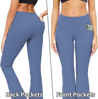 Amazon.com: Ourcan Bootcut Yoga Pants 