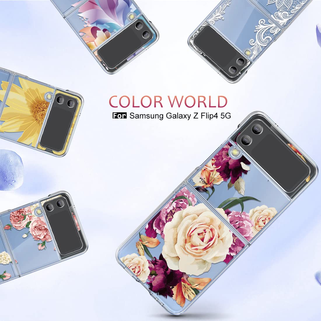 フラワー4ケース Amazon.co.jp: Osophter Galaxy Z Flip 4 ケース Samsung Z Flip 4